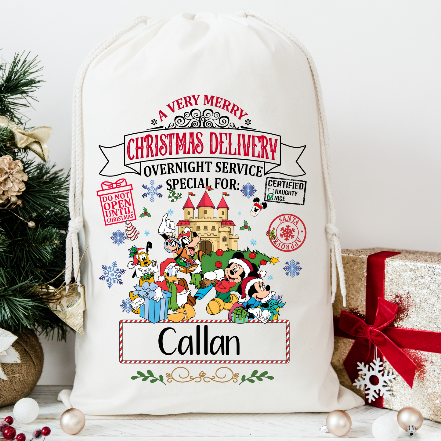 Mickey and Friends Santa Sack