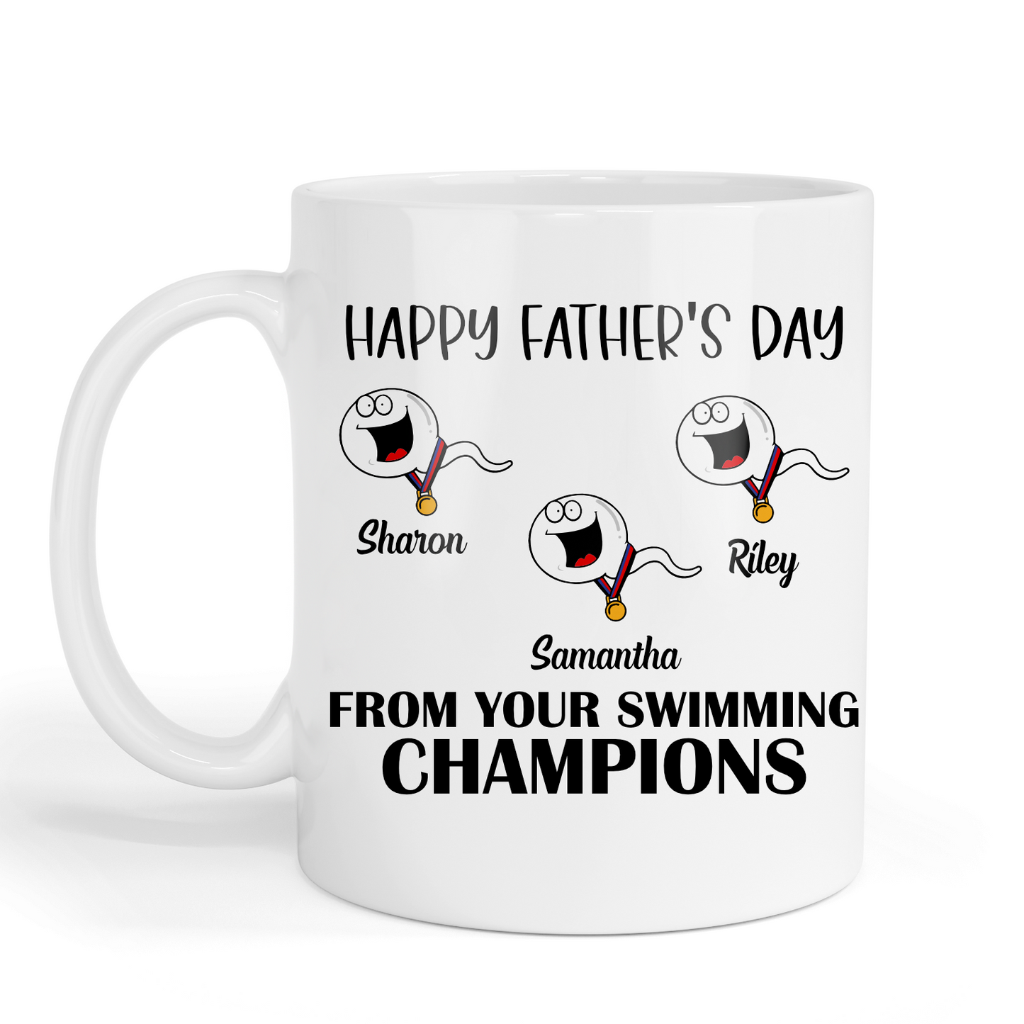 Dads Swimming Champion's Father's Day