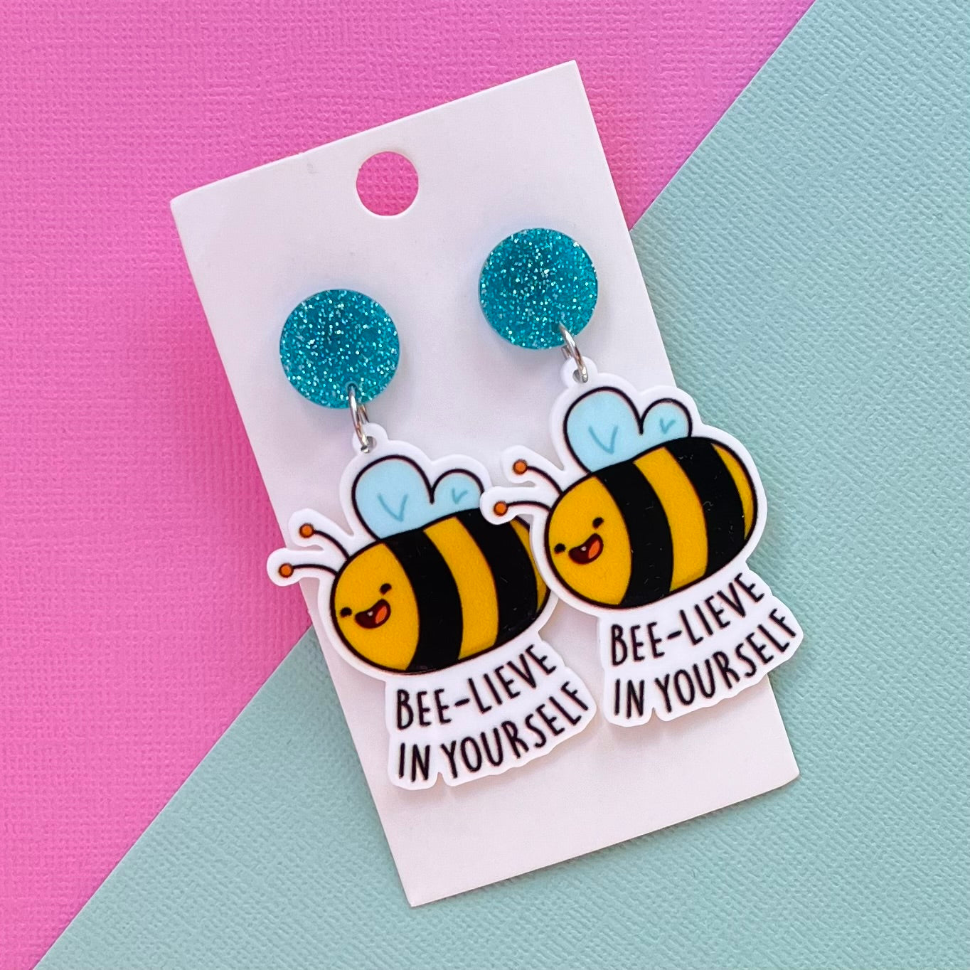 Bee-Lieve in Yourself Earrings