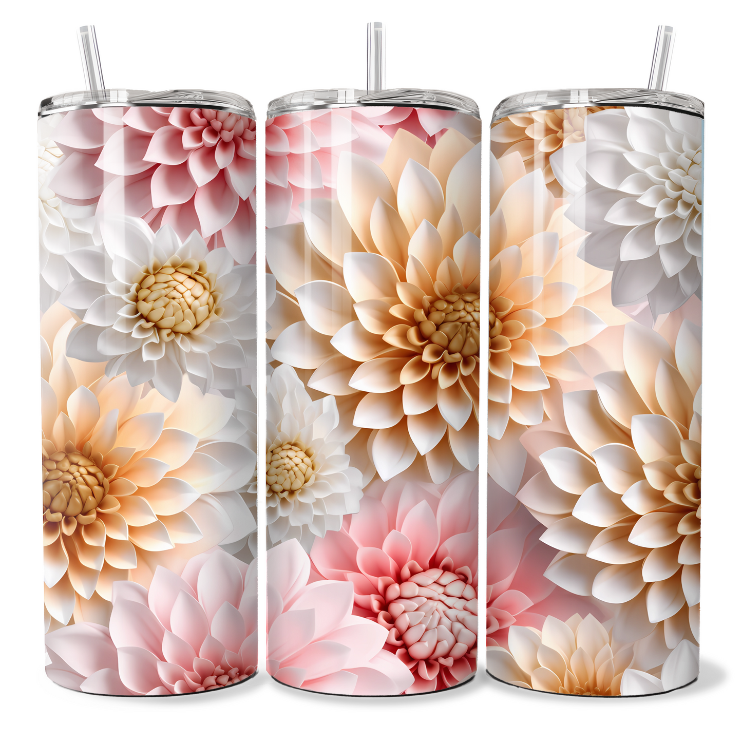 3D Dahlia Floral