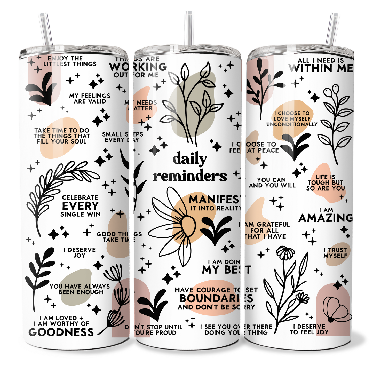 Boho Daily Reminders Affirmations - Clean Version