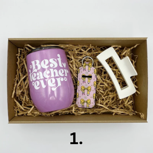 Best Teacher Ever Gift Box - #1