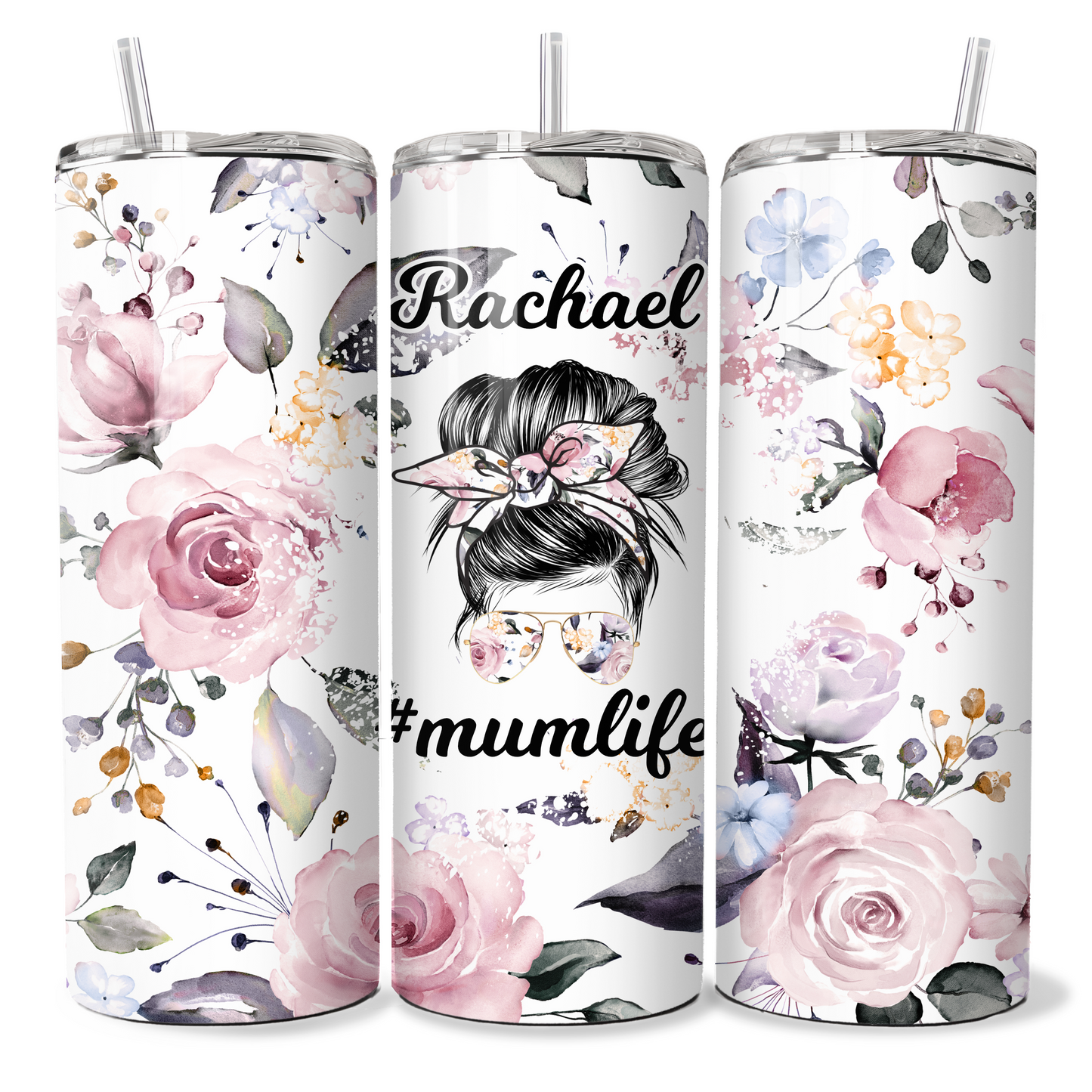 Floral Messy Bun Mumlife