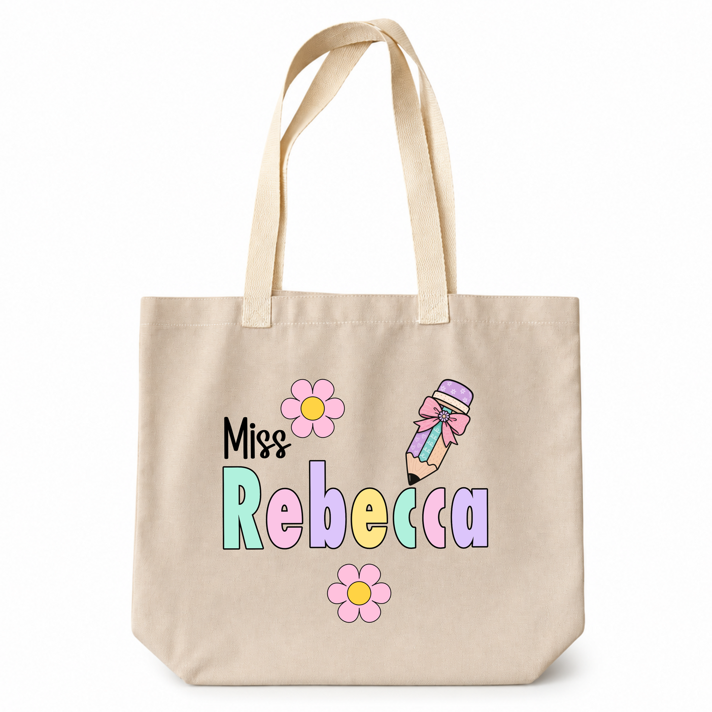 Personalised Daisy Pencil Tote