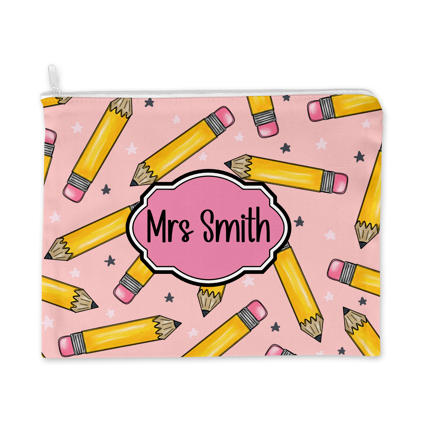 Pink Pencils Pencil Case