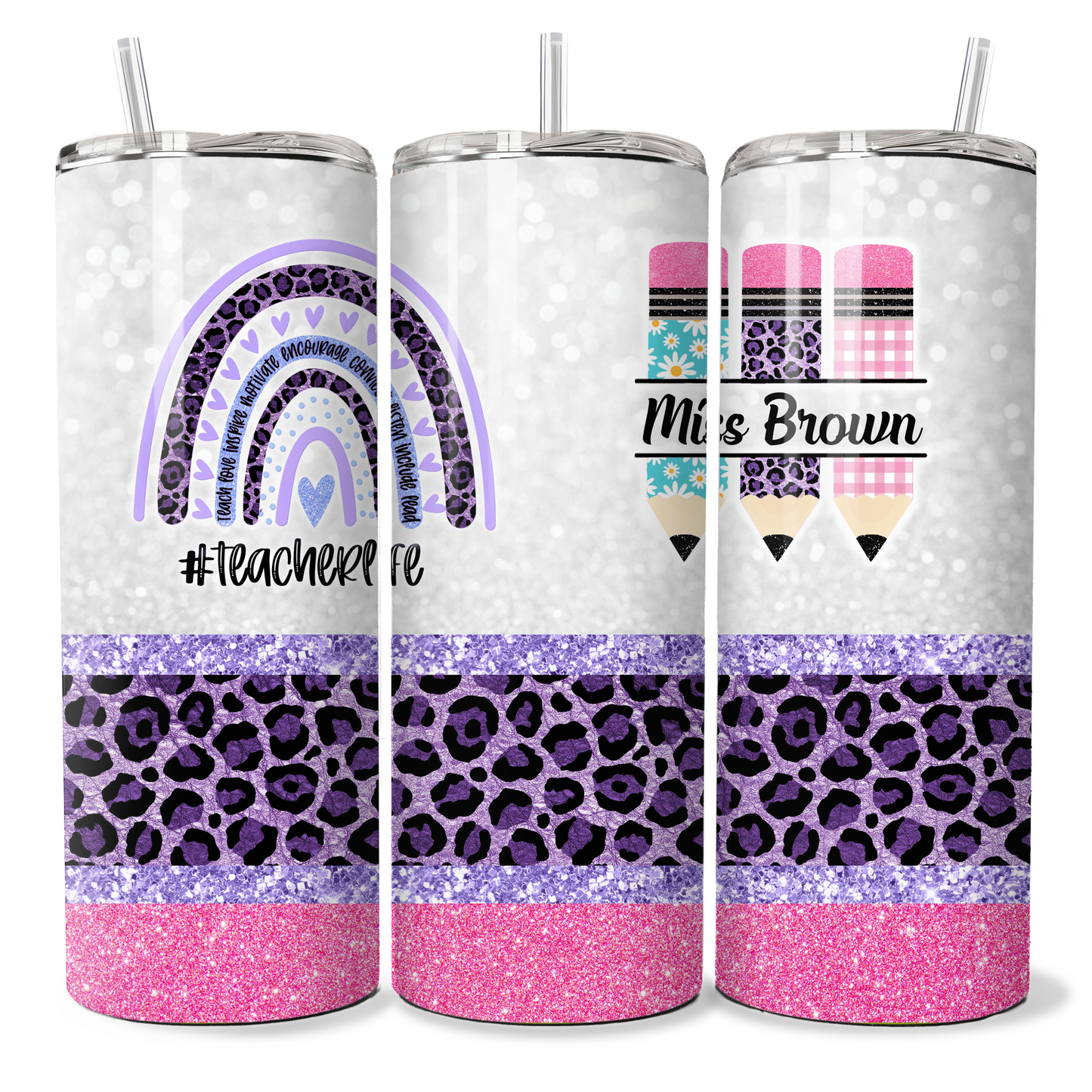 Teacher Life Pink & Purple