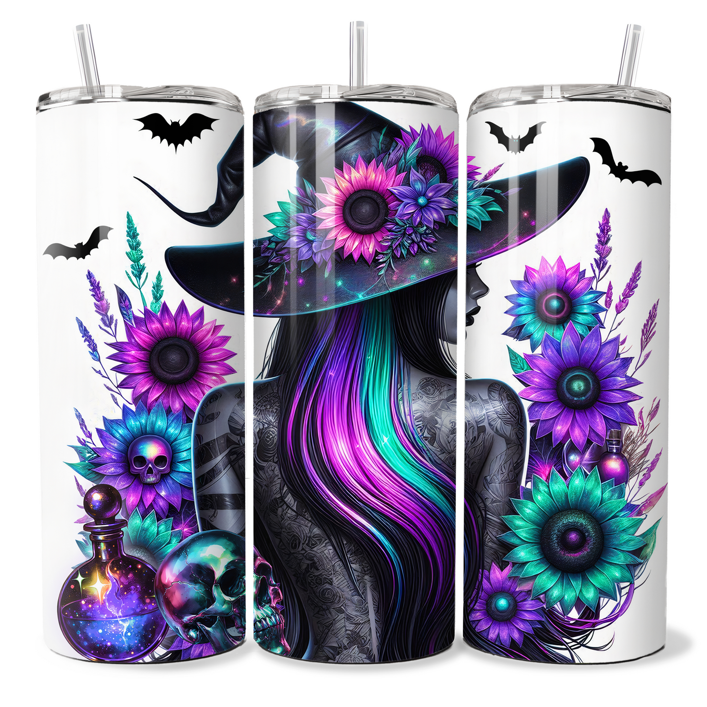 Witch - Purple & Teal