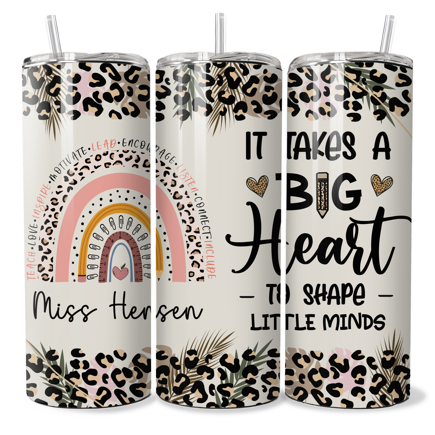 It takes a big heart - Leopard Print