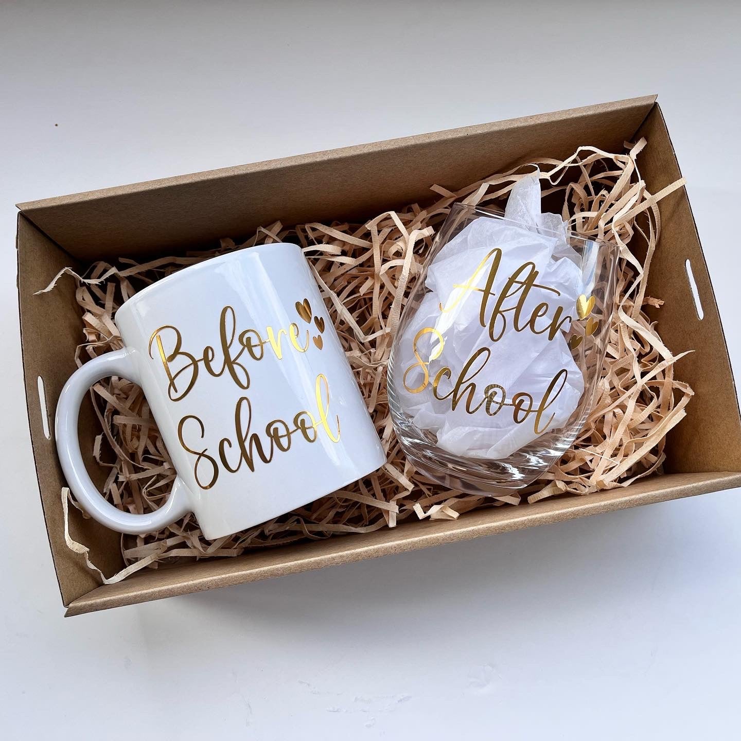 Teacher Gift Set - Metallic Gold