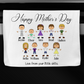 Mother's Day, love your little shits - Tea Towel