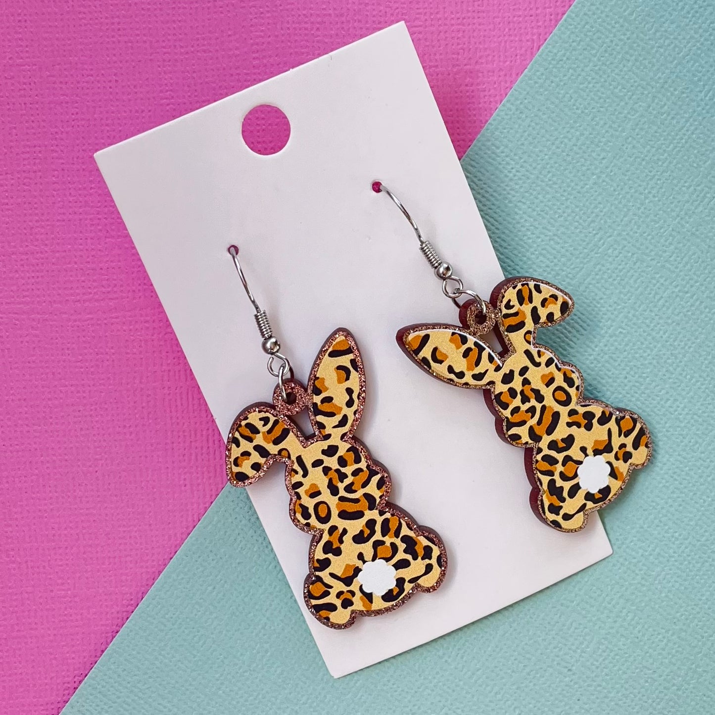 Bunny Tail Hook Earrings