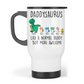 Personalised Daddy/Grandad/ Papa Saurus Travel Mug