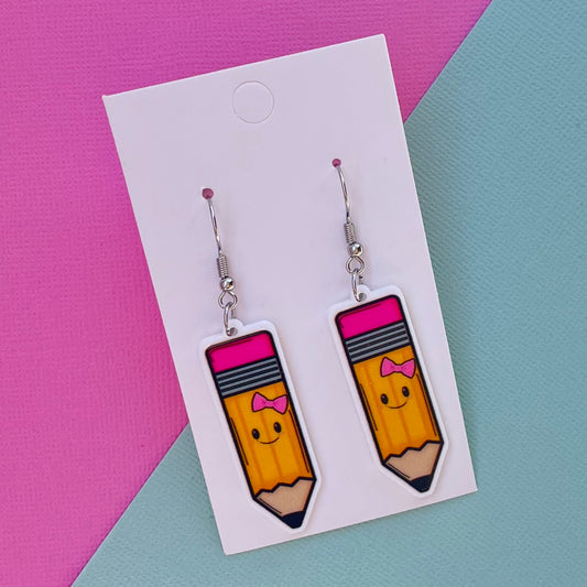 Pencil Hook Earrings
