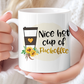‘Nice hot cup of F*ckoffee’ Floral