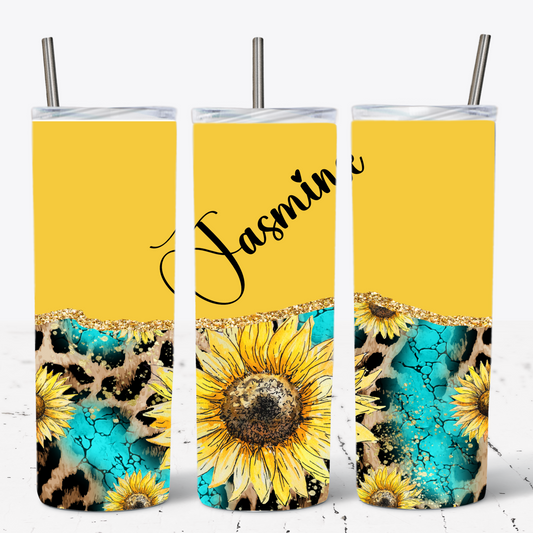 Personalised Yellow Sunflowers - 159