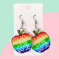 Teach Love Inspire Apple Hook Earrings