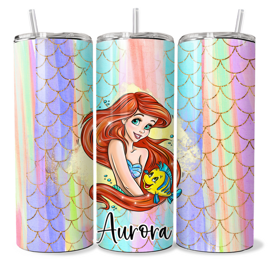 Personalised Mermaid Tumbler