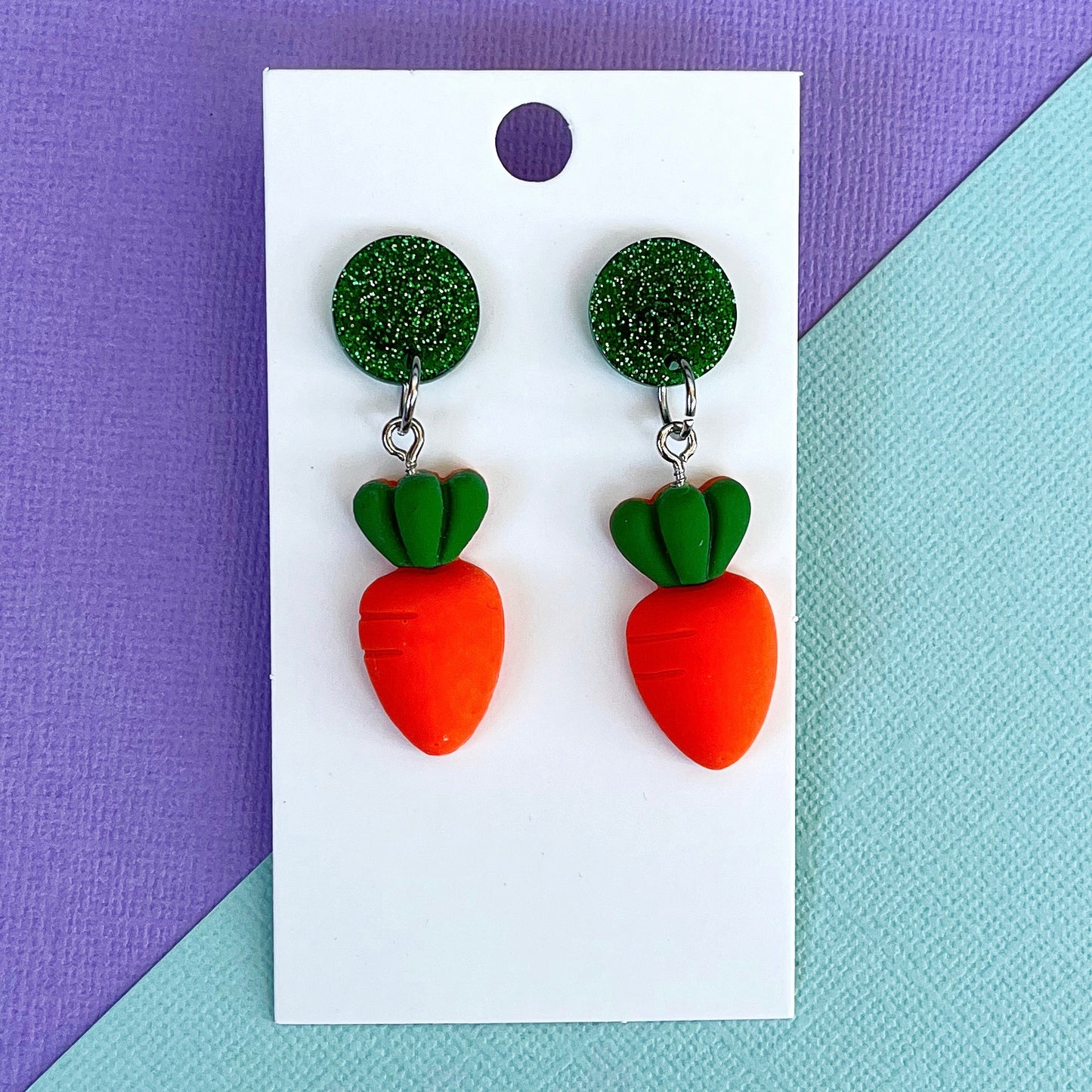 Carrot Charm Earrings