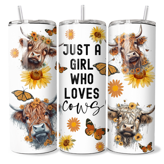 Just a girl who loves cows