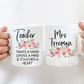 Teacher Floral Quote