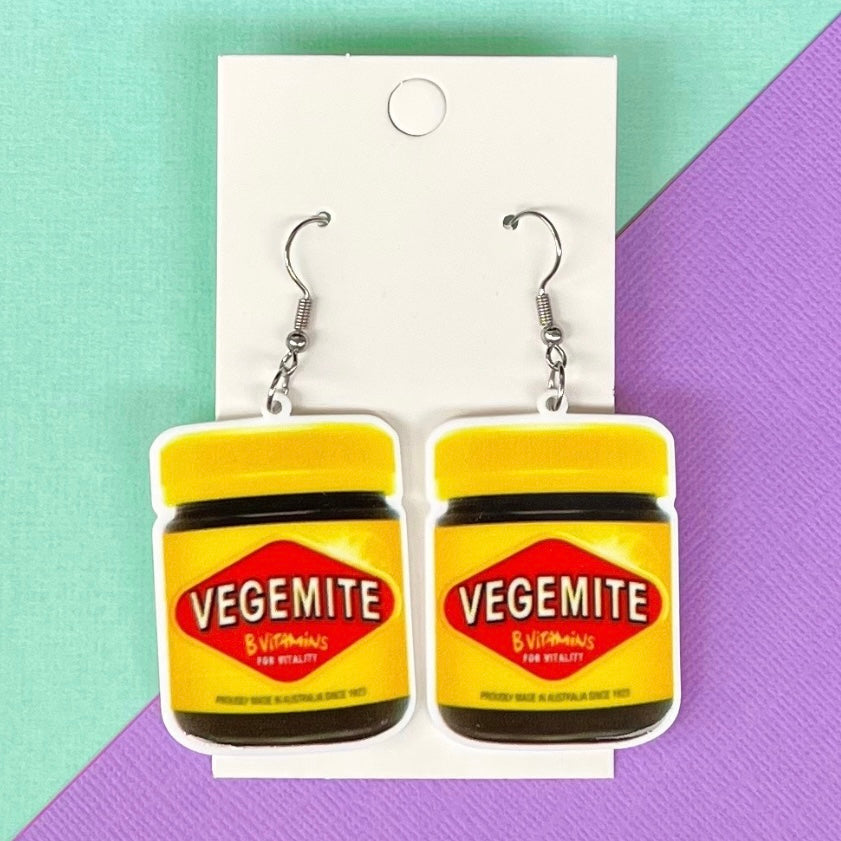 Vegemite Hook Earrings