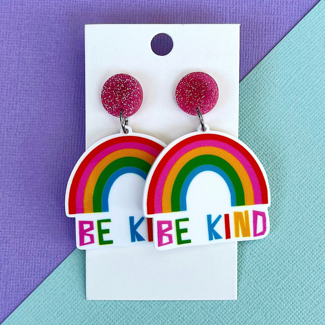 Be Kind Rainbow Earrings