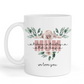 Personalised Floral Heart - Mum, Grandmother