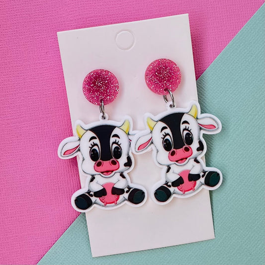 Cow Earrings