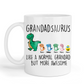 Personalised Daddy/Grandad/Papa Saurus Coffee Mug