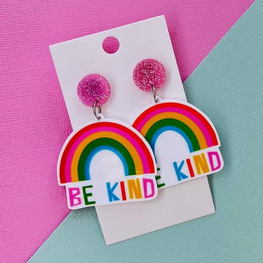 Be Kind Rainbow Earrings