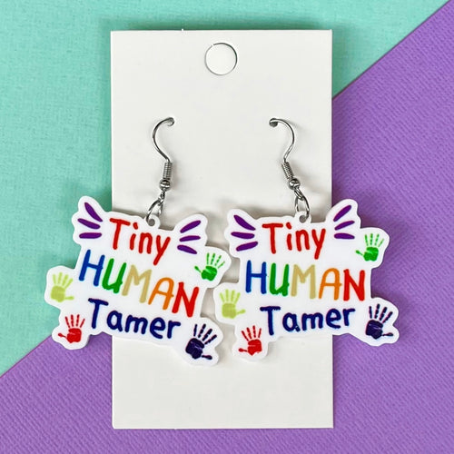 Tiny Human Tamer Hook Earrings