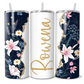 Personalised Dark Blue Floral