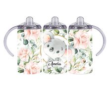 Load image into Gallery viewer, Floral Koala 12oz Sippy Cup