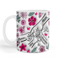 Personalised Hand Holding - Pink Flowers