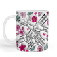Personalised Hand Holding - Pink Flowers