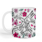 Personalised Hand Holding - Pink Flowers