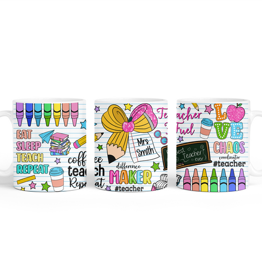 Personalised Teacher Quote Mug
