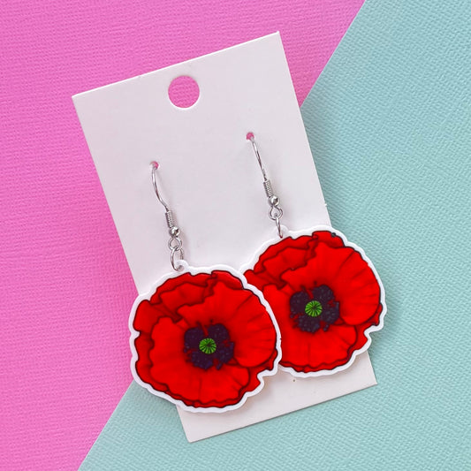 Poppy Hook Earrings