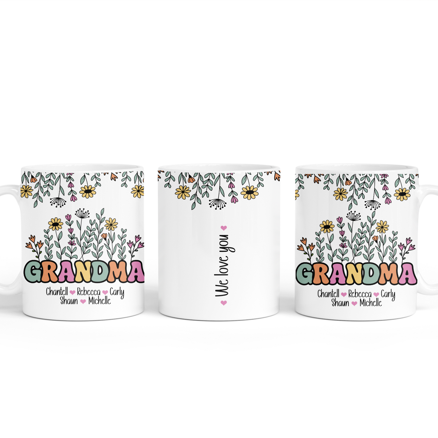 Personalised - Nanny Flowers