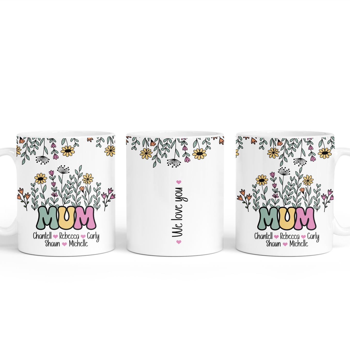 Personalised - Mum Flowers