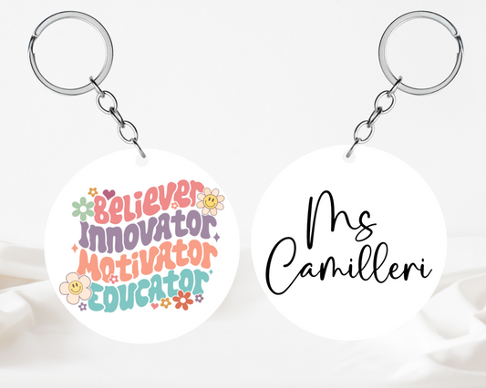 Educator Quote Keyring