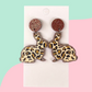 Leopard Print Bunny Earrings