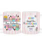 Never forget the difference mug - Teacher - Pink - Personalised