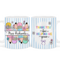 Thank you for helping me grow - Teacher - Blue - Personalised