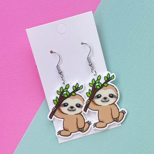 Sloth Hook Earrings