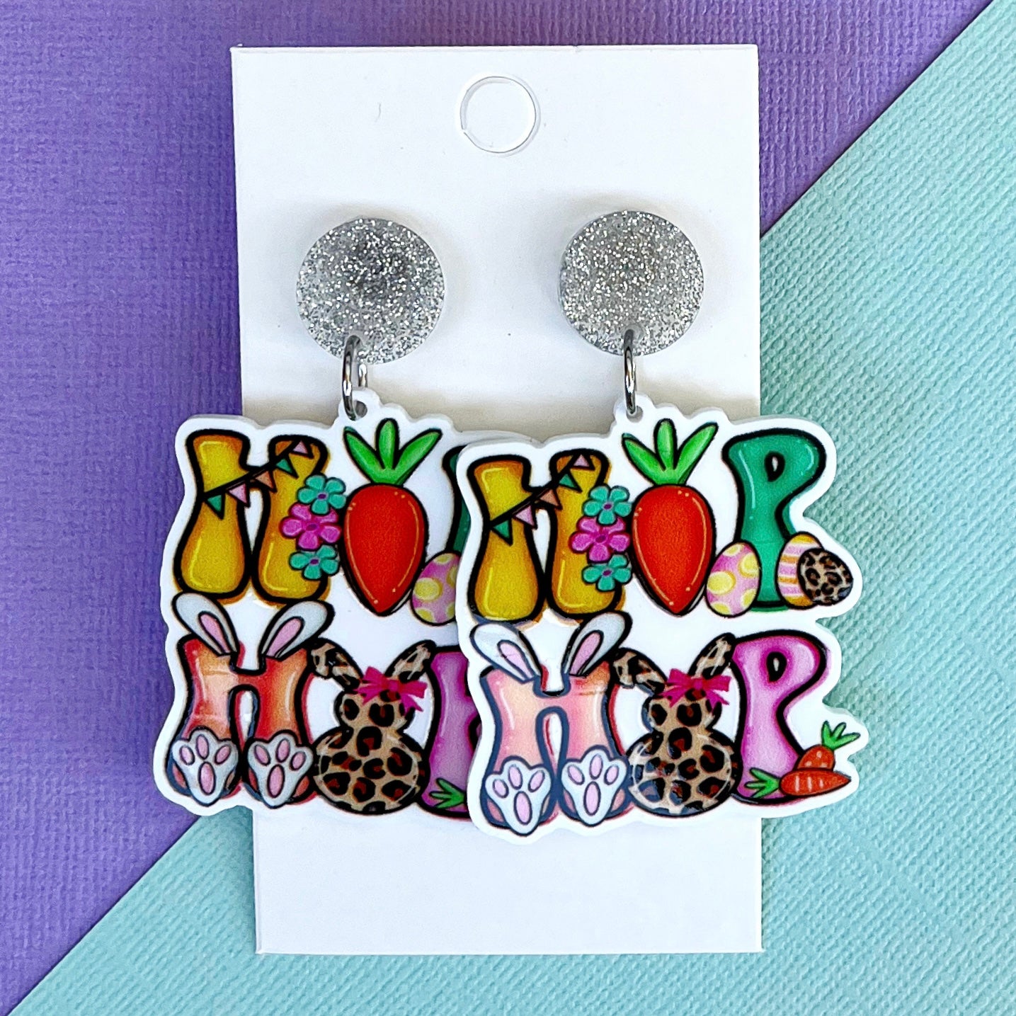 Hip Hop Easter Earrings