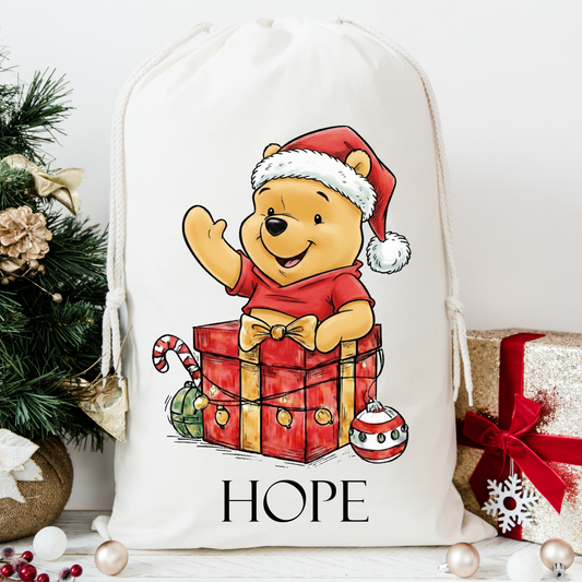Pooh Santa Sack