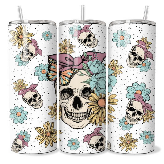 Floral Retro Skull