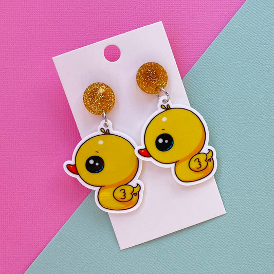 Duck Earrings