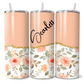 Personalised Peach Flowers - 133